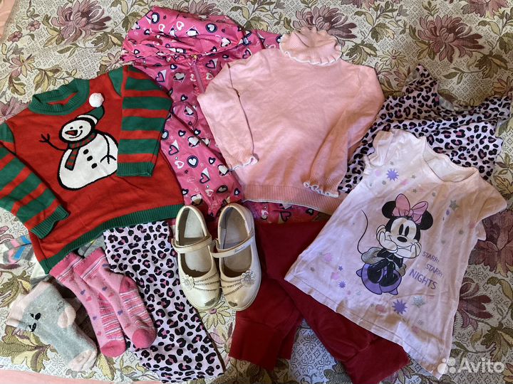 Вещи пакетом для девочки 110