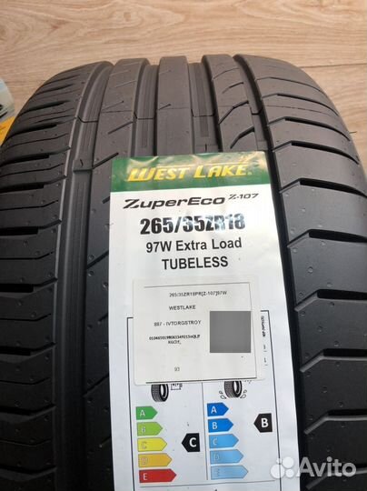 Westlake Zuper Eco Z-107 265/35 R18 97W