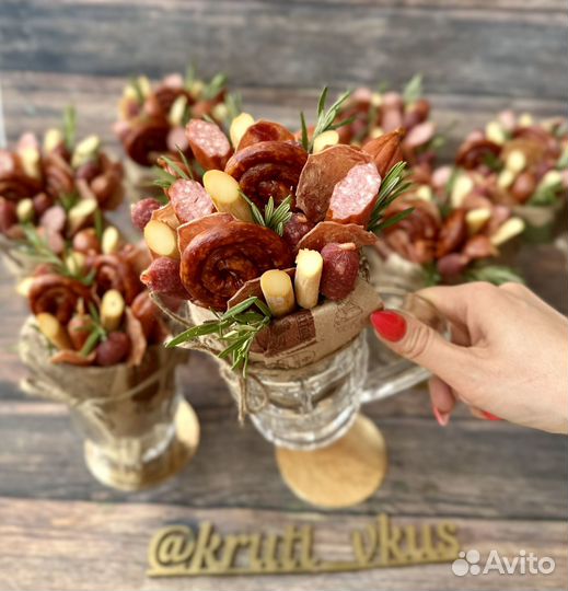 Мужской букет. Съедобный букет