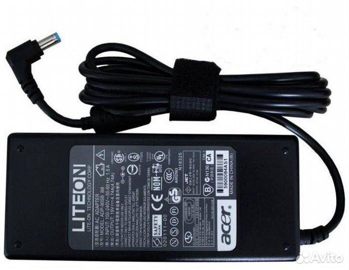 Блок питания Acer- асер (зарядка) + сетевой кабель