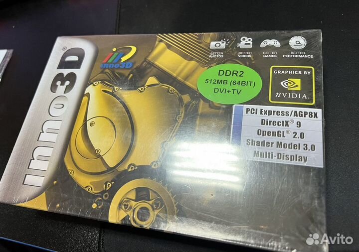 Inno3D GeForce 6200 AGP 512mb dvi new