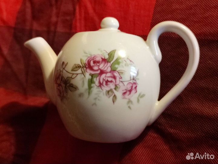 Чайник заварочный СССР роза 1968г антиквариат