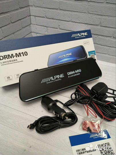 Видеорегистратор зеркало Alpine DRM-M10 камера з.в