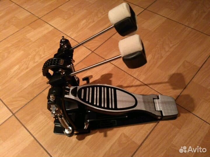 Педаль для бас барабана brahner двойная, кардан