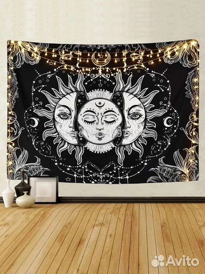 Гобелен таро абстрактное солнце Shein