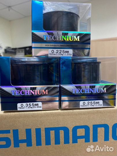 Леска Shimano technium черная