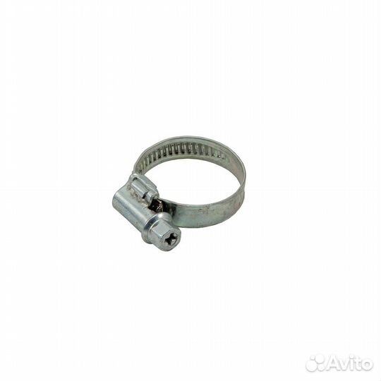 Хомут червячный металлический с шурупом 20 - 32 мм