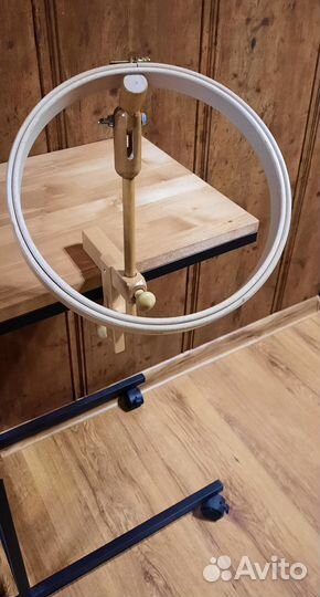 Пяльцы круглые с креплением к столешнице