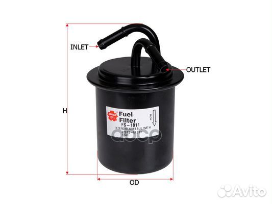 Фильтр топливный subaru forester 2.0 2002 - / S