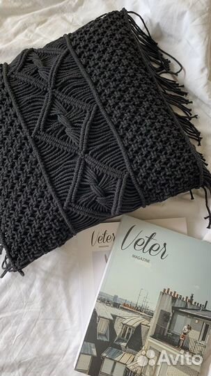 Наволочка декоративная (макраме бохо)