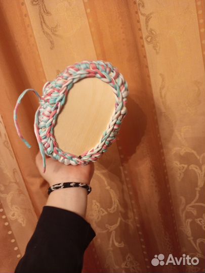 Корзинка вязаная для мелочей