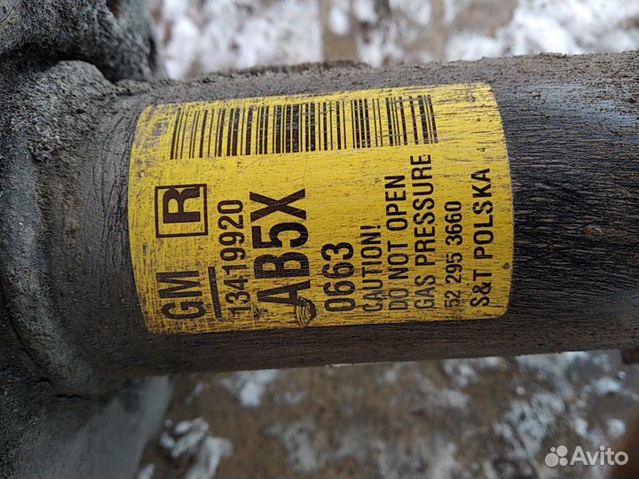 Передние стойки Opel Zafira C