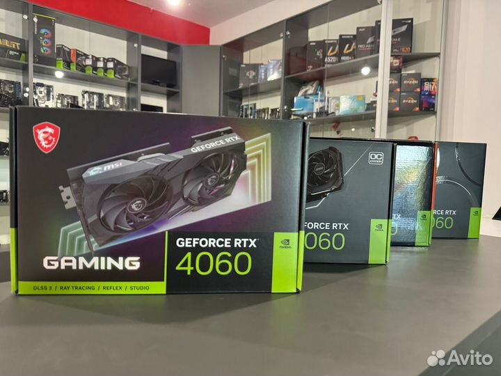 Новые видеокарты RTX 4060 с гарантией в наличии