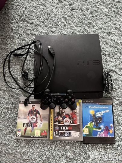 Sony PS3 slim 320gb 30 игр