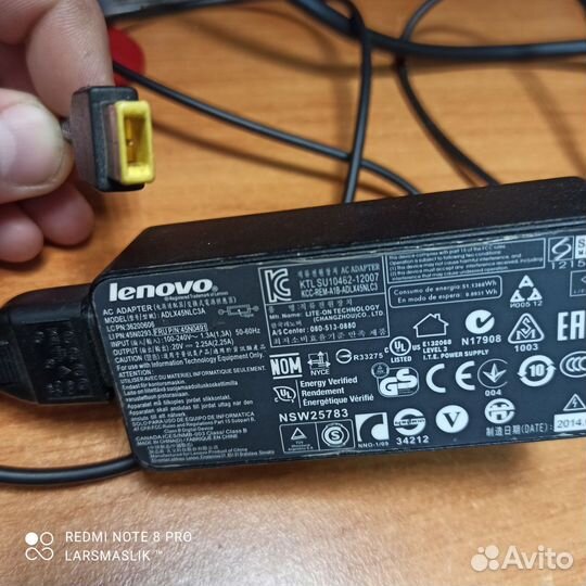 Блок питания lenovo оригинал