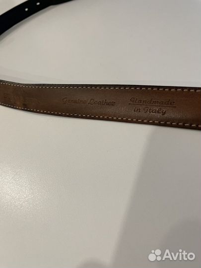Ремень из натуральной кожи ручной работы