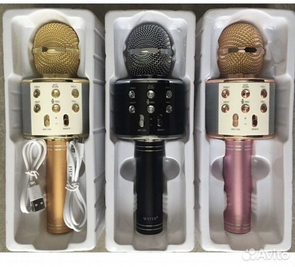 Оригинальный караоке-микрофон wster WS-858