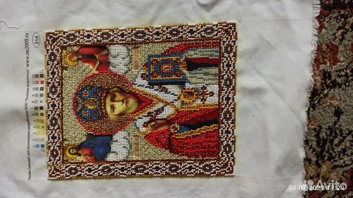 Иконы вышитые бисером