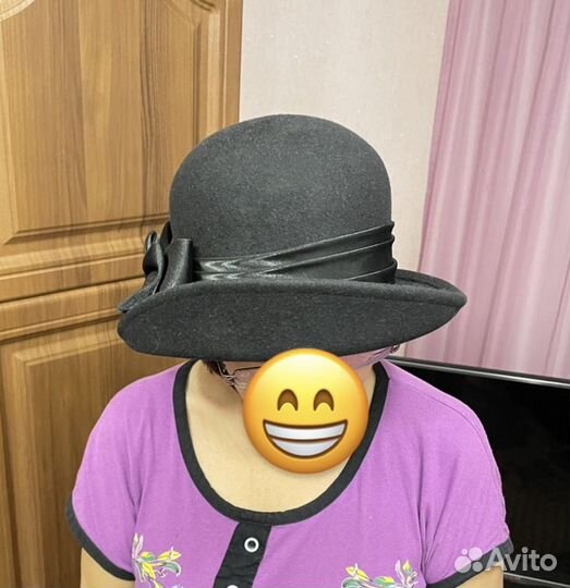 Шляпа фетровая женская