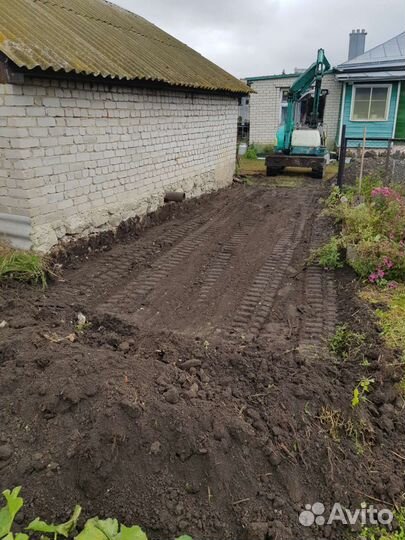 Всё виды земляных работ. Траншеи под фундамент, пр