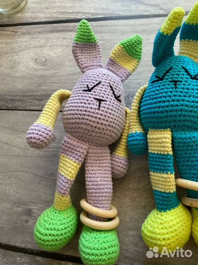 Грызунки зайки игрушки