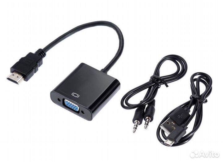 Переходник с hdmi на VGA (D-SUB)