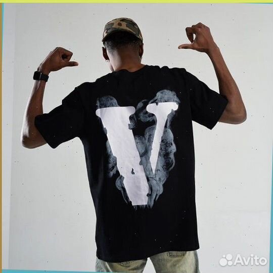 Футболка Vlone Smoke Demon Angel