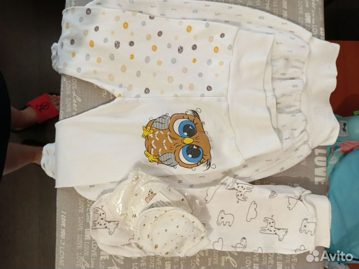 Вещи для новорожденных пакетом 56-62