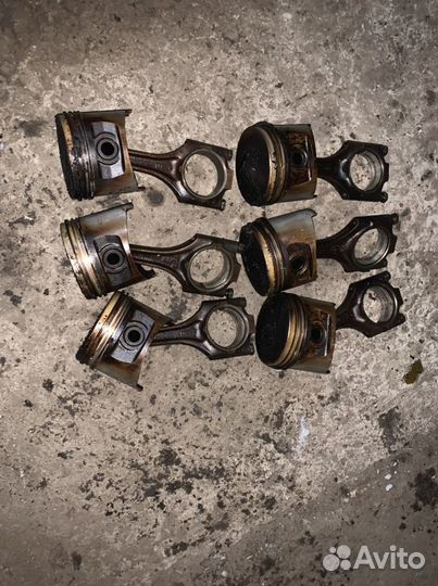 Поршень с шатуном C30LE opel omega a