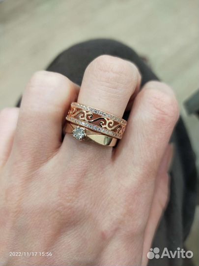 Серьги и кольцо