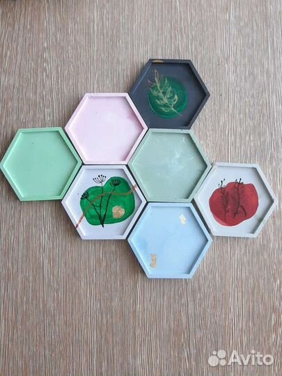 Подставка подстаканник декор из гипса