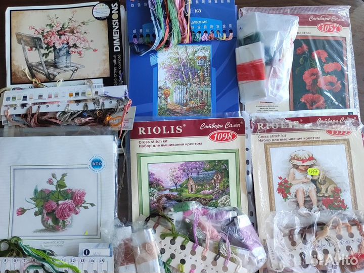 Схемы для вышивки крестом с остатками ниток