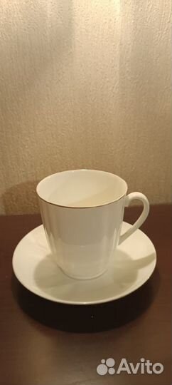 Лфз Кофейная пара костяной фарфор в идеале
