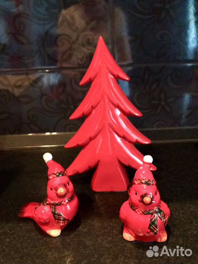 Елка керамическая+ птички/специи