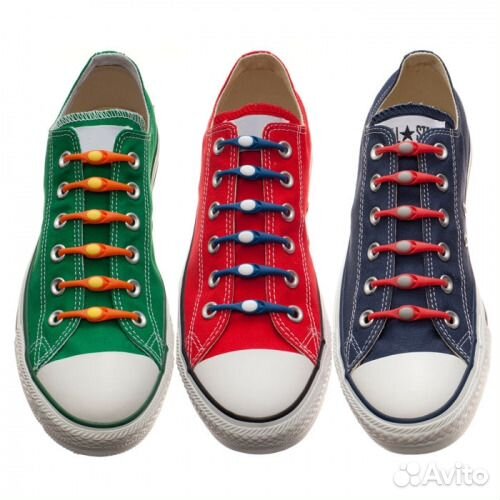 Силиконовые шнурки hilaces черные и белые(14шт )