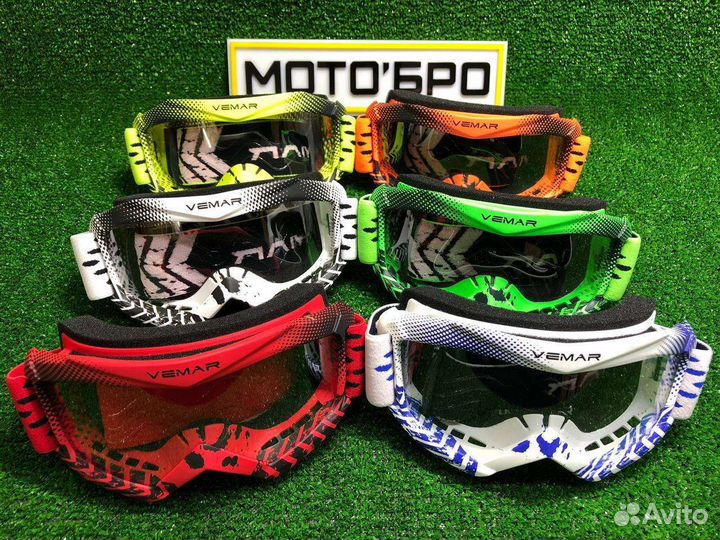 Очки для мотокросса эндуро 100 реплика