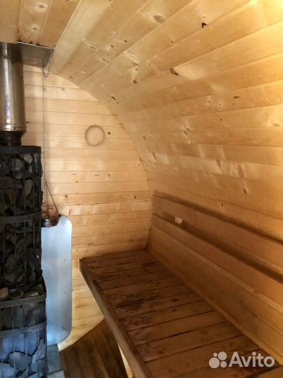 Баня бочка новая
