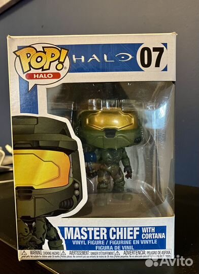 Funko pop Halo: Master Chief with Cortana