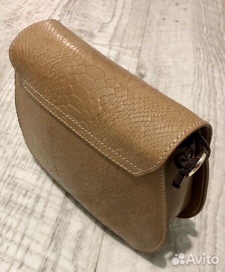 Сумка натуральная кожа Alexander TS коричневая