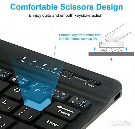 Клавиатура беспроводная c RGB подсветкой