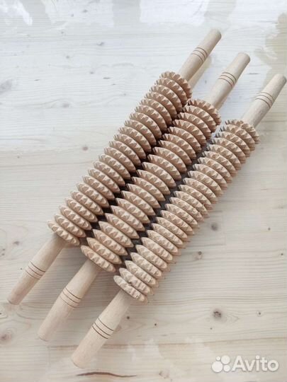 Скалка-раскатка для валяния шерсти