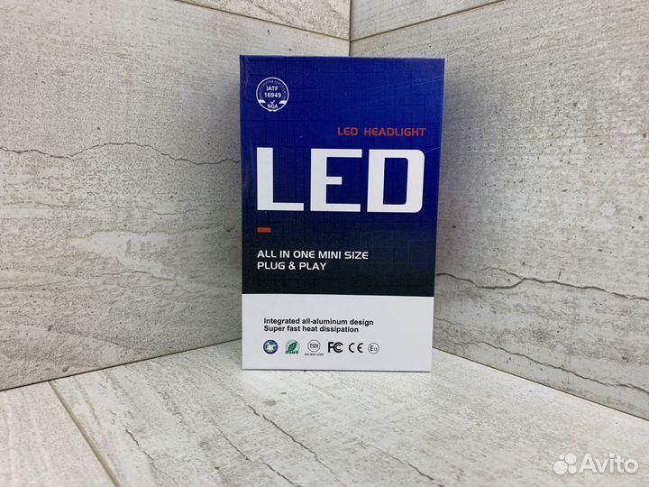 Светодиодные LED лампы E45 нв4 (9006) 45W 5500K