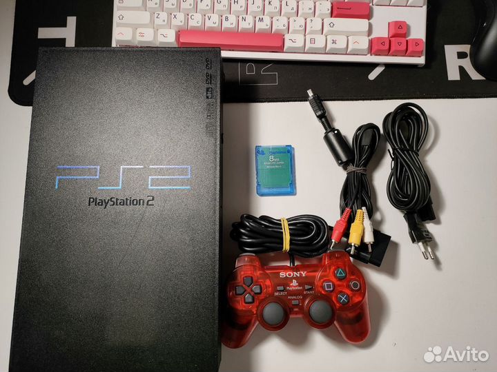 Sony playstation 2 fat 50000 midnight black