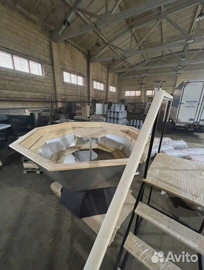 Банный чан из нержавейки 1800мм на 2-4 человека