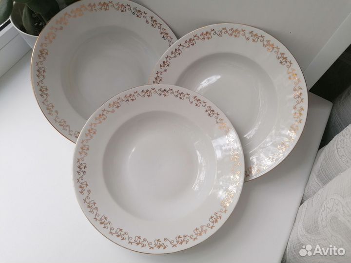 Тарелки суповые Чехия СССР