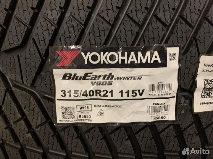 Yokohama BluEarth Winter V905 315/40 R21 и 275/45 R21 115V