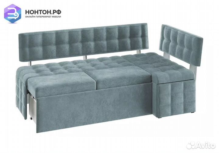 Кухонный уголок Манчестер-2 дуб крафт белый / микр