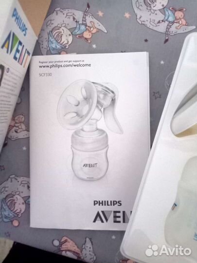 Молокоотсос avent ручной