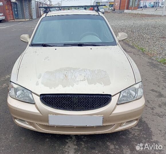 Hyundai Accent 1.5 МТ, 2001, 391 700 км