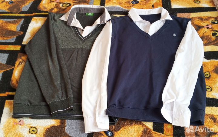 Рубашки школьные мальчику